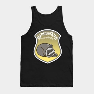 Kawaii Magic School Hardworker Crest Tank Top